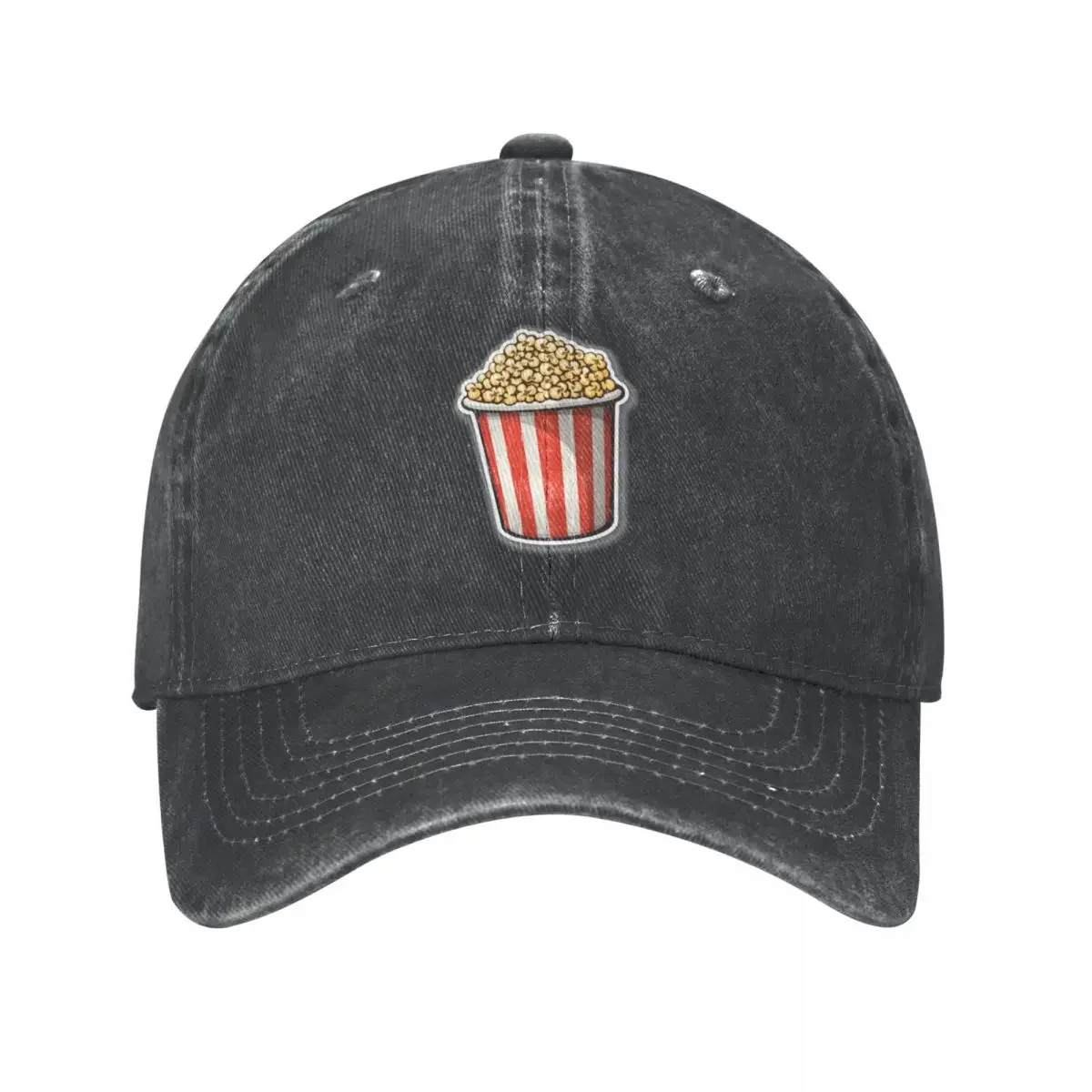 Bucket Full Of Popcorn Red - White Striped Paper Cup Cap Cowboy Hat Kids Hat Women's Hats Men's