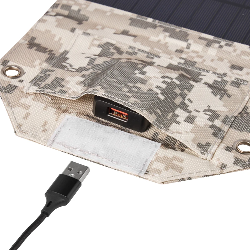 Foldable Solar Panel 100W 80W Portable Solar Charger 6 Fold Power Bank 5V USB for Camping Hiking Outdoor 10Wh DC