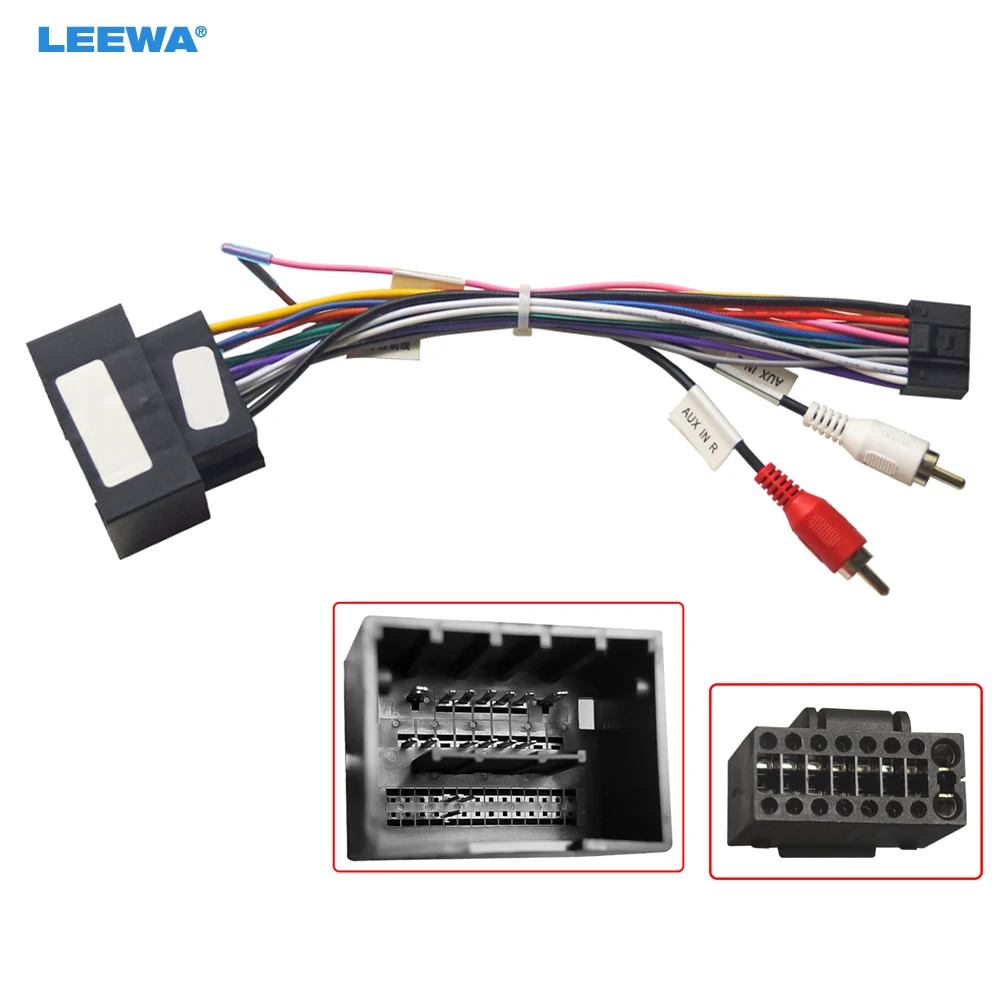 

LEEWA автомобильный 16-контактный шнур питания адаптер жгута проводов для Cherolet/Buick/Opel/GMC OEM радиоуправляемый головное устройство # CA1421