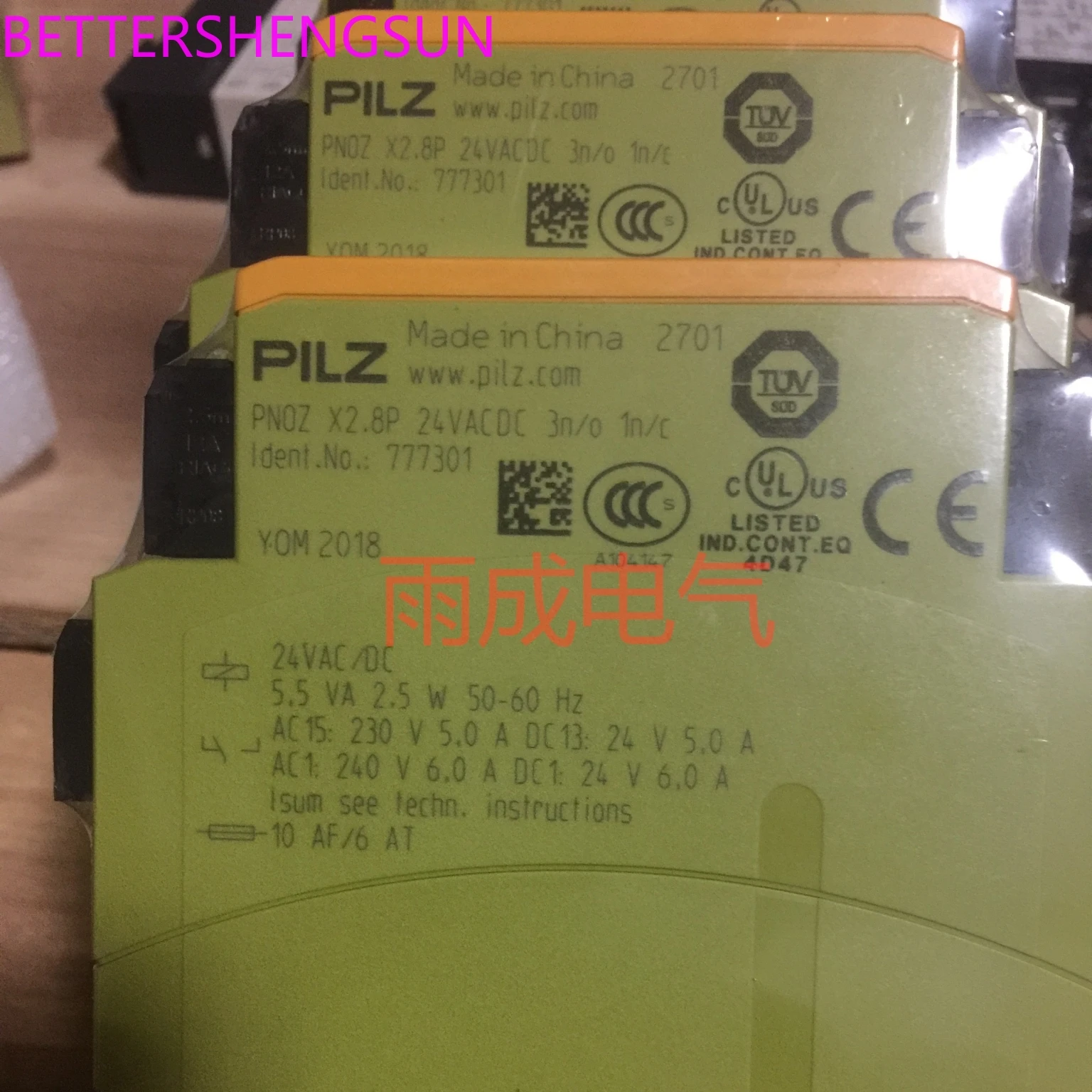 Original safety relay PNOZ X2.8P C 777301 787301 777302