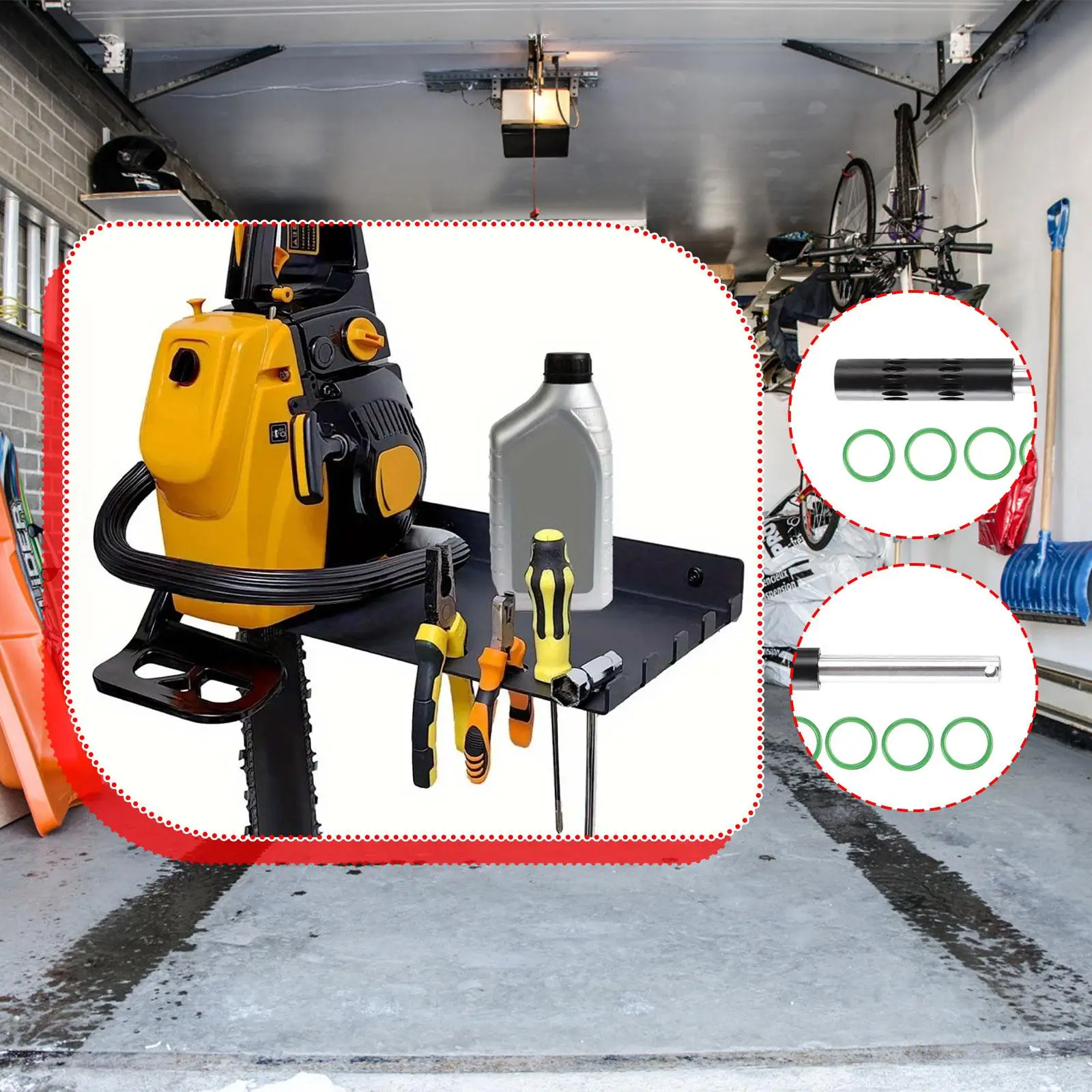 

Chainsaw Holder Chainsaw Hanger Storage Hook,Chain Saw Display,Garden Tool Organizer Rack,for Tool Rooms Shed Warehouses