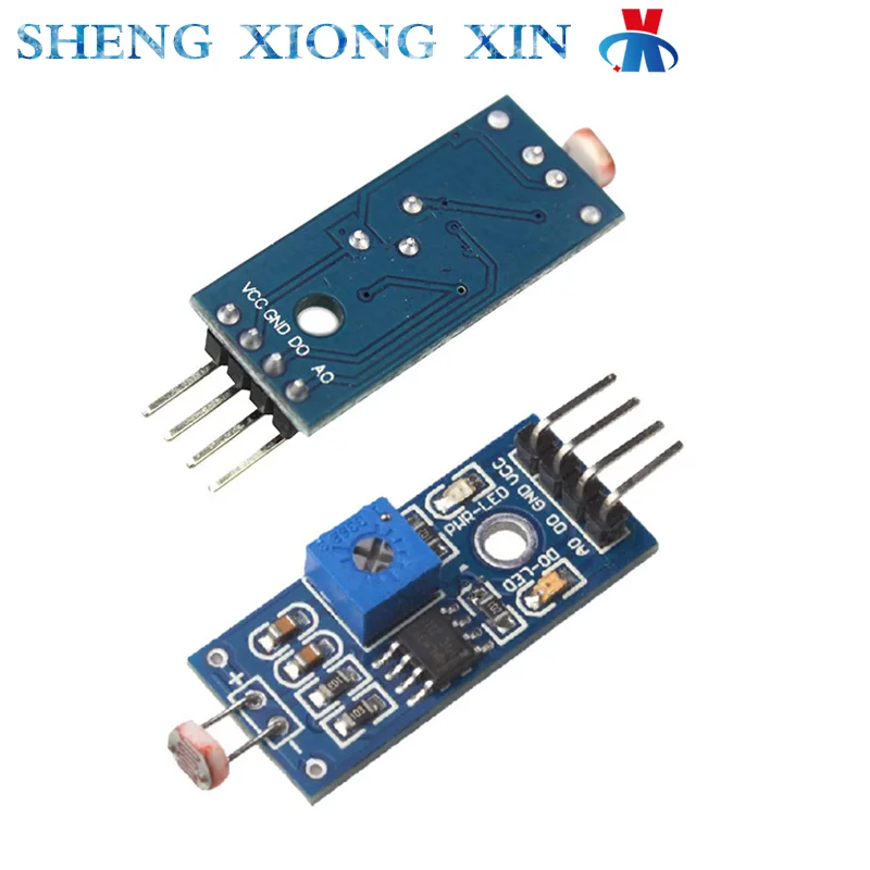 Módulo Sensor Fotossensível, Detecção De Luz, Diodo Resistor, 4 Pin, 10Pcs por Lote
