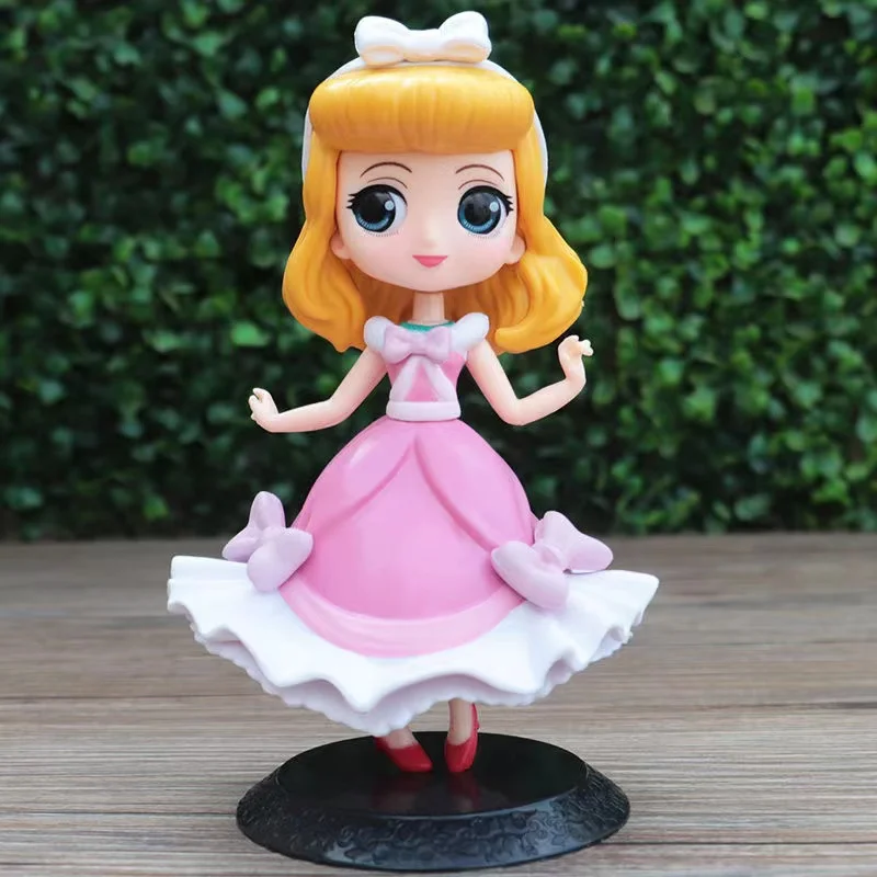 Disney Anime Princesses Figures Aurora Toys PVC Dolls Figures Collectible Model Kids Toy Gift