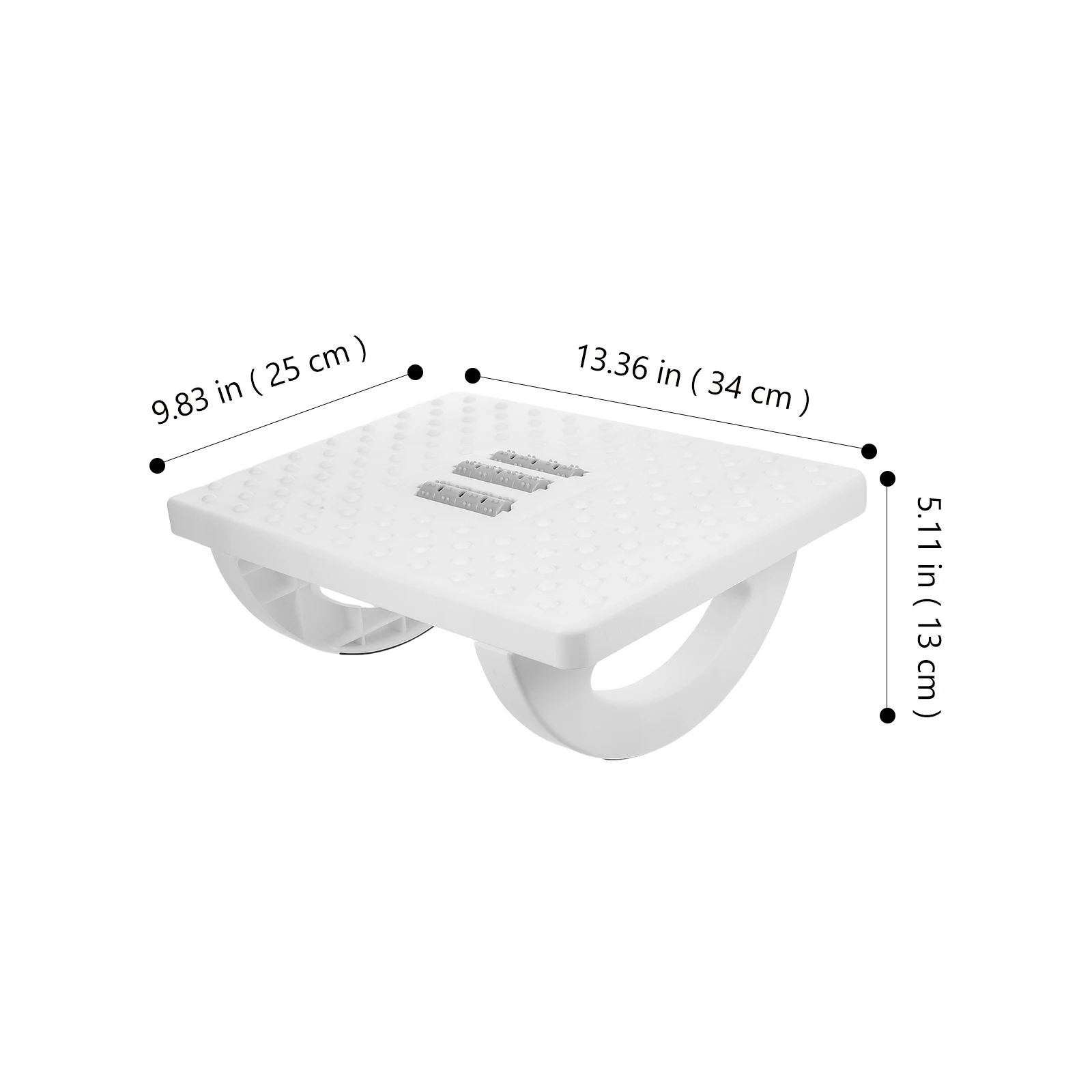 

Under Desk Footrest For Office Non-Slip Foot Stool Rocking Design Comfortable Leg Rest Fatigue Relief Footstool Home Use Outdoor