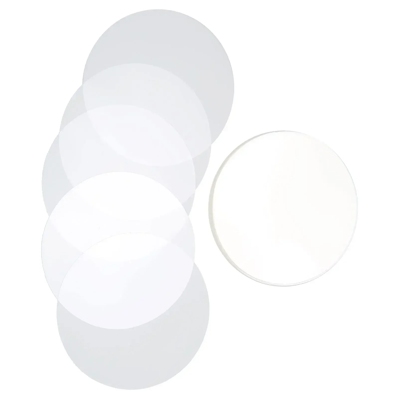 500 PCS Round Badge Transparent Protective Film 25/32/37/44/50/56/58/75MM Polyester PET Film for Round Badge Button Production