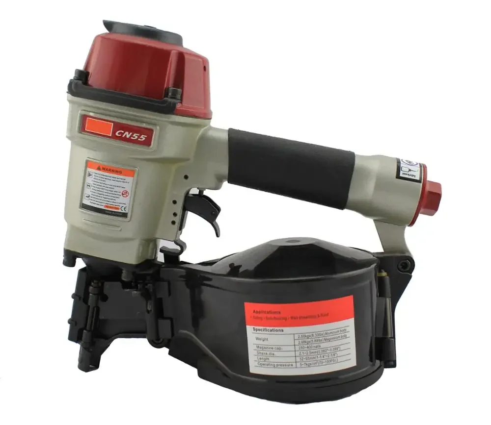 

For Pneumatic Coil Nail Gun Sided Nail Gun CN55