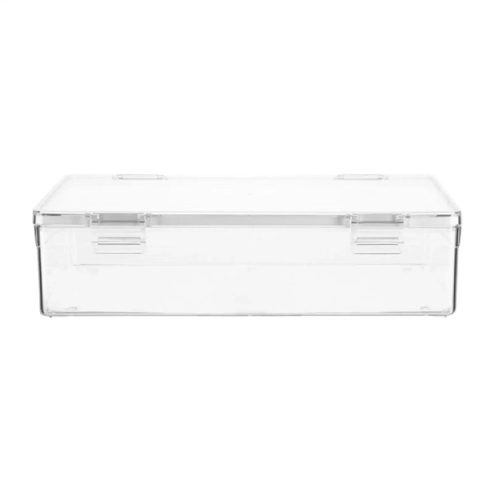 Transparent Sealed Storage Container with Latch Closure PC Plastic for Pantry Shelf Household Organization