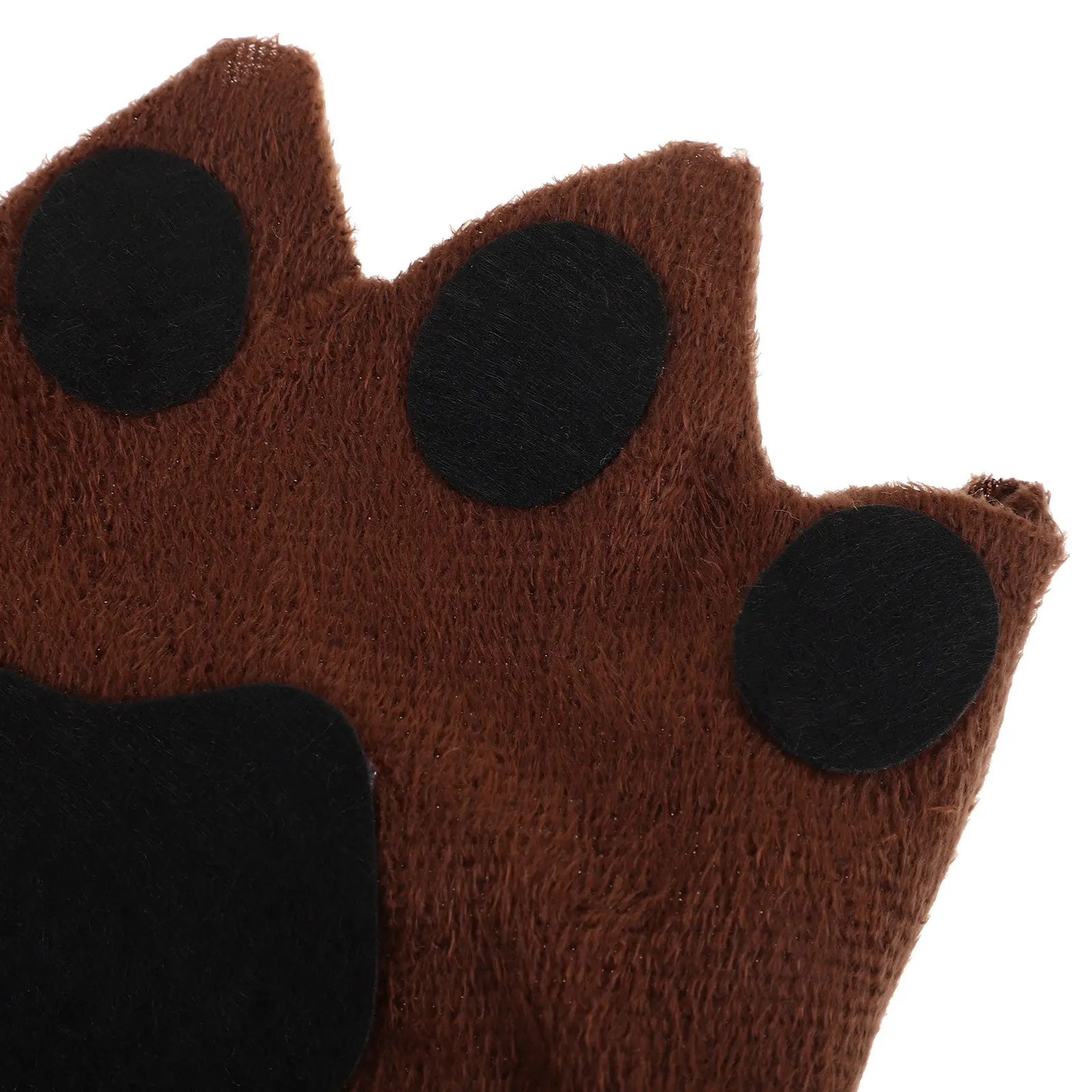 1Set Kids Animal Dress Up Set Cute Dog Character Costume with Ear Headband Tail Bow Tie Nose Mittens for Party Cosplay