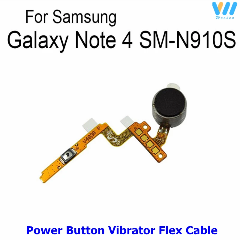 Power Volume Buttons For Samsung Galaxy Note 2 3 4 5 7 8 9 ON OFF Power Volume Control Switch Flex Cable Ribbon With Vibration