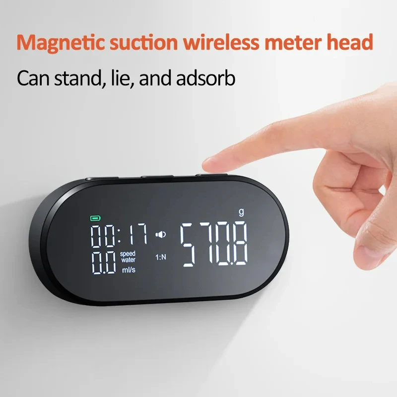 LED Wireless Display Coffee Scale Kitchen Scales 3kg/0.1g 5kg/0.1g Espresso USB Charging Coffee Scale Gram Weight Timing Scale