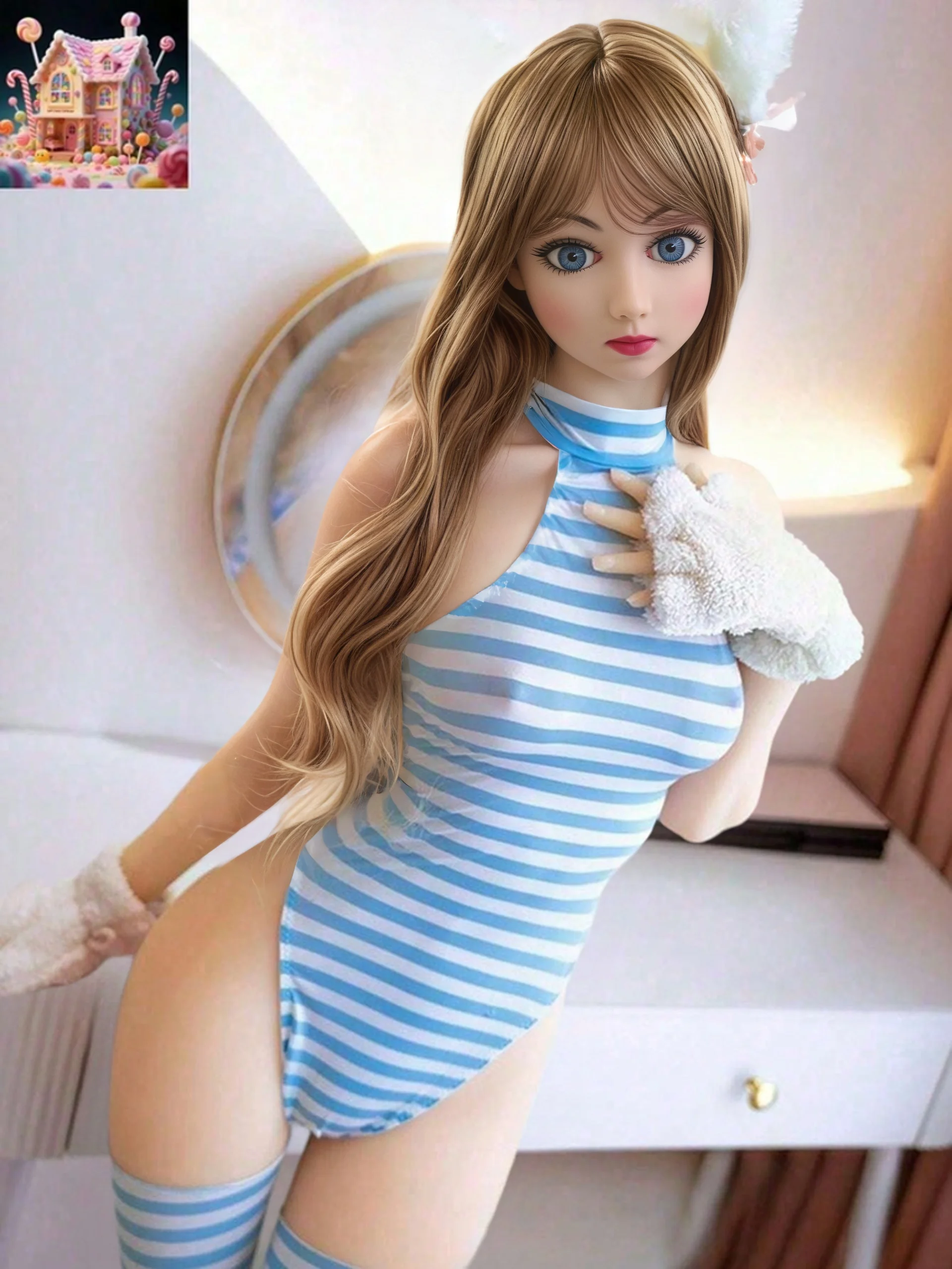 دمية TPE بدون خياطة 100 سم/160 سم، عظام قوية، وضعات متعددة الاستخدامات، مكياج رائع، بشرة رقيقة، مناسبة للتصوير الفوتوغرافي،