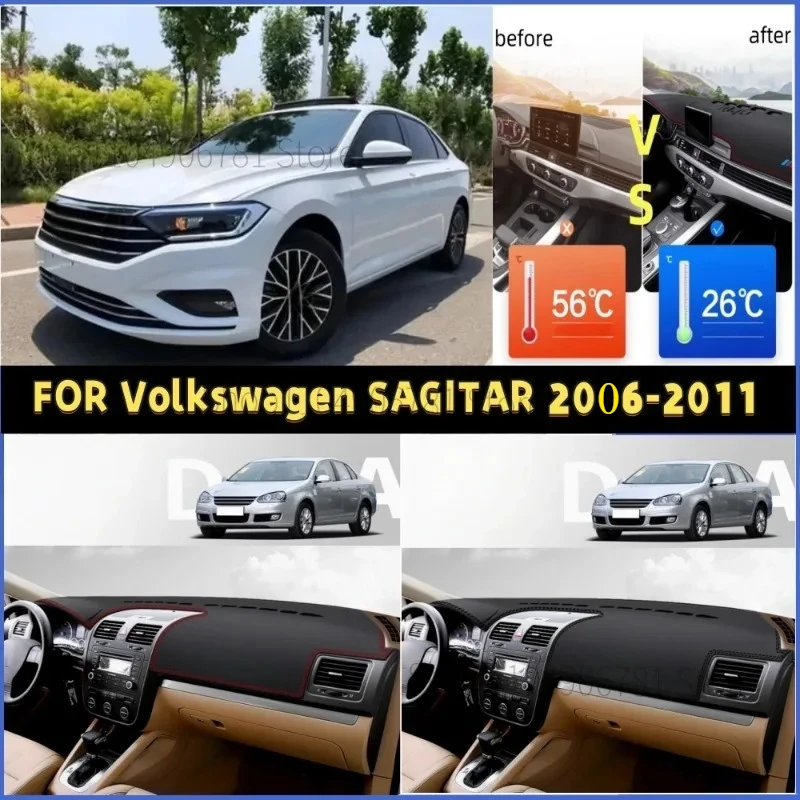 

FOR Volkswagen SAGITAR 2006-2011 Car Dash Mat Dashmat Dashboard Mat Cover Sun Shade Dash Board Cover Carpet Accessories
