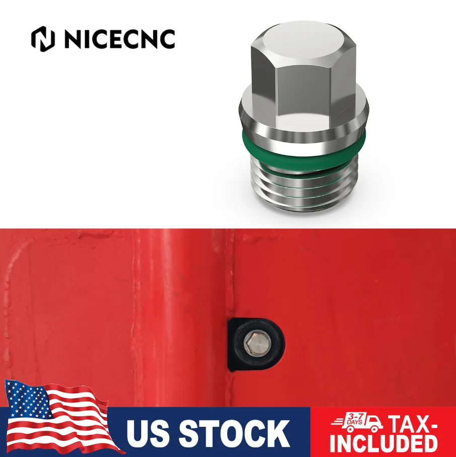 UTV Front Differential Magnetic Oil Drain Plug For Can Am Maverick X3 2018-23 Sport 1000R Trail 1000 Commander 700 Defender HD10