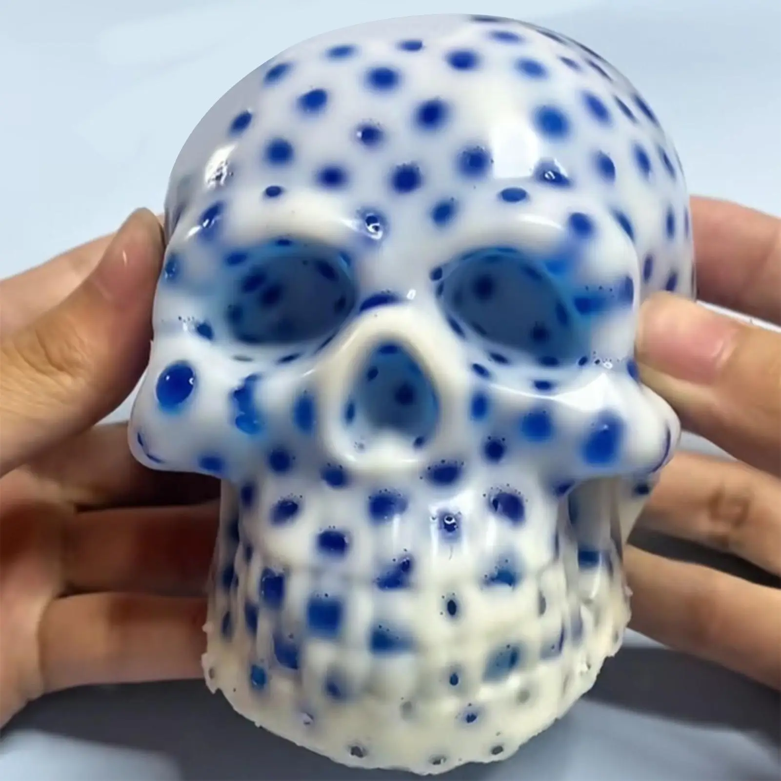 Pimple Popper Toy Skull Pimple Squeeze Fidget Toys Calming Tools Novelty Gadgets For Men Women Kids Halloween Study Stimming