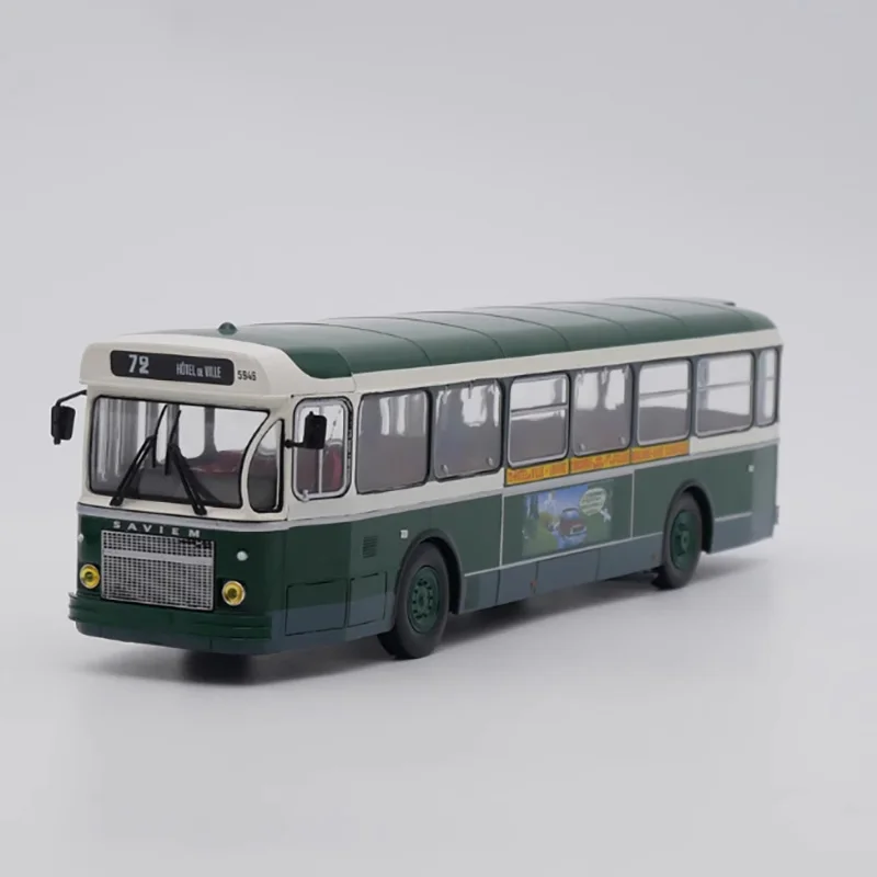 Ixo 1:43 Scale Saviem SC10 French Bus Alloy Simulation Car Model Classic Adult Collection Static Display