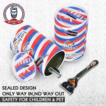 刃ディスペンサーボックスかみそりの刃廃棄ケース理髪店保管銀行コンテナ安全ガードドロップシッピング