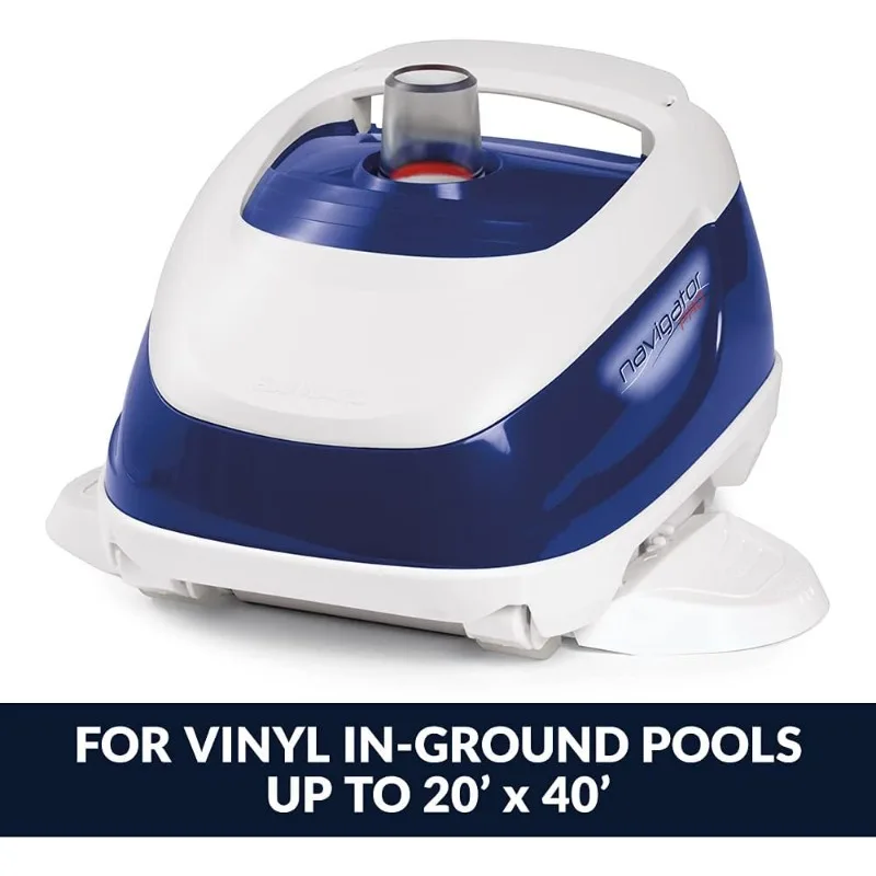 Hayward W3925ADV 25ADV Navigator Pro Suction Pool Vacuum (Automatic Pool Cleaner), White