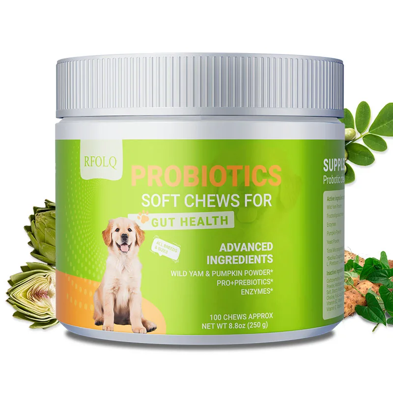 Probiotics for Dogs Help Improve Gastrointestinal Health Seasonal Allergy Relief Reduce Diarrhea and Constipation for Pet