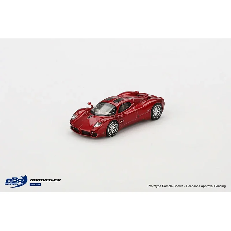 PreSale BBR 1:64 Utopia Dubai Red Diecast Diorama Car Model Collection Miniature Toy