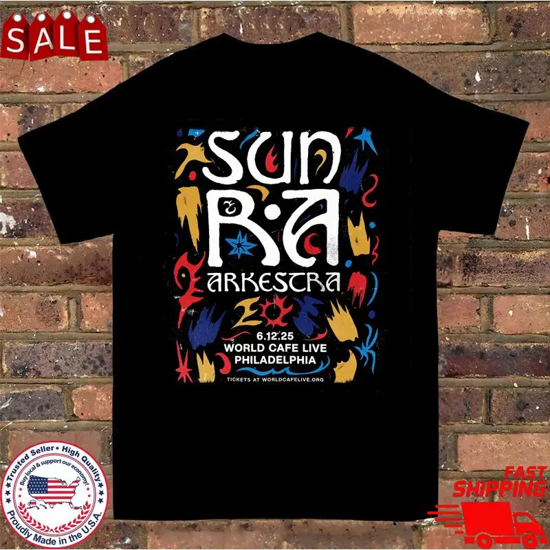 Sun Ra Arkestra Space Is The Place Tour 2025 T SHirt Full Size S-5XL