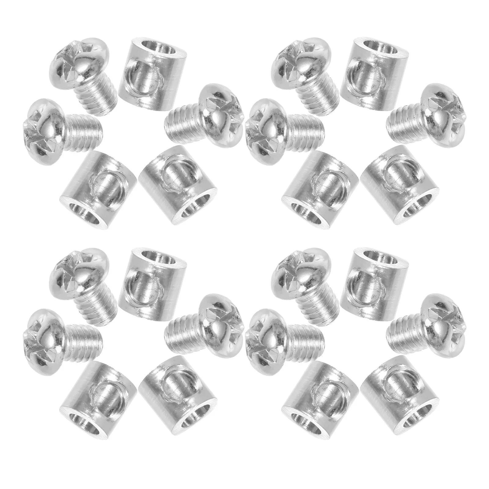 20pcs Self-Locking Cable Grips – Braided Steel Wire Rope Fasteners, Adjustable & Compact for Outdoor, Auto, Home Security - view 2