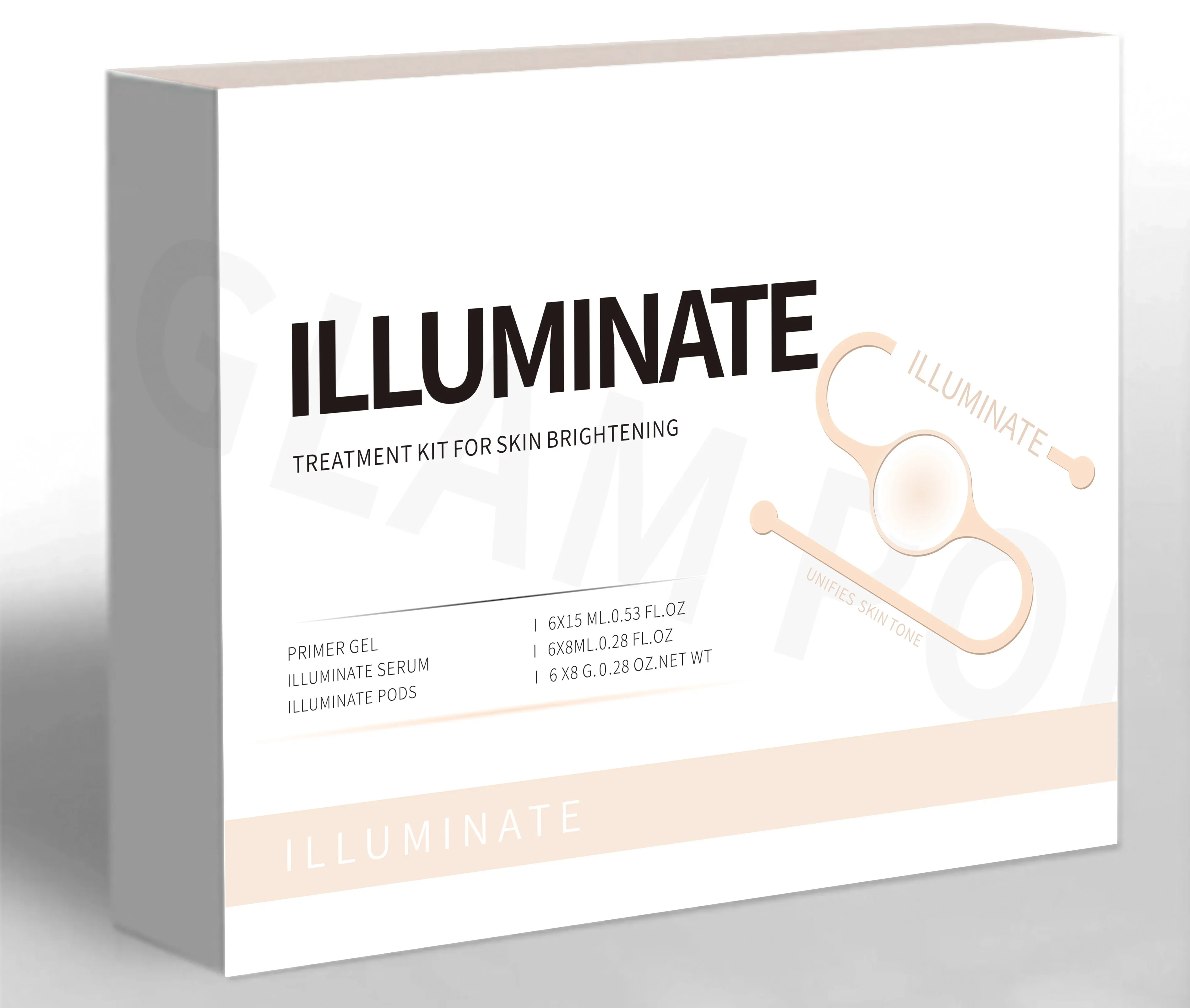 Brightening Hydra Detox Iluminado Reve Glam Balance Kits, Soro, Vagens de Oxigênio para CO2 Pequena Máquina De Bolha