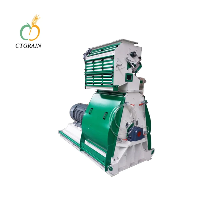 New design Grain feed crusher 3 ton per hour hammer mill machine