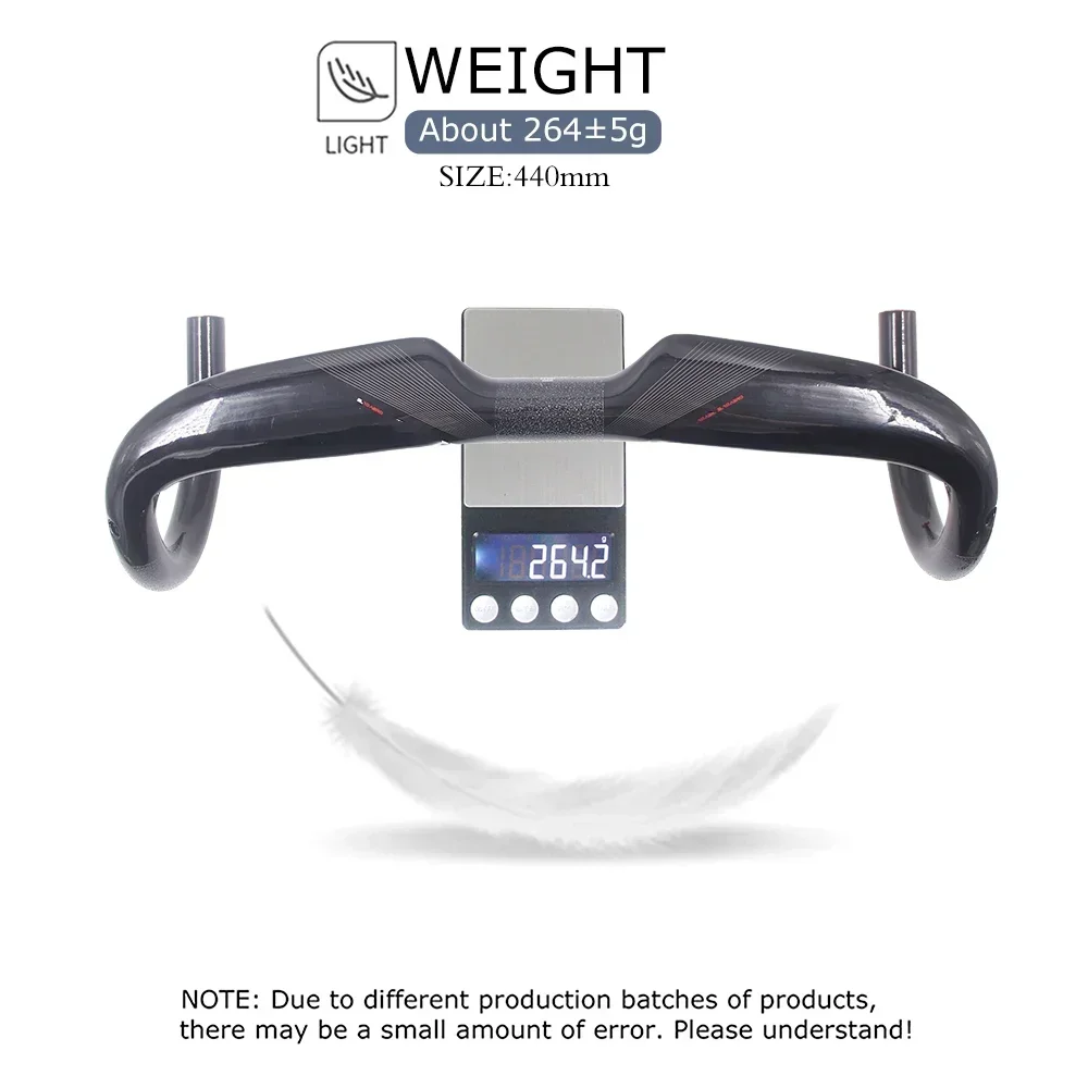 

T1000 Carbon Fiber SL70 Speed Aero Road Bike Handlebar 31.8mm Clamp Internal Cable Routing 380-440mm Ultra-Light Aero Drop Bar