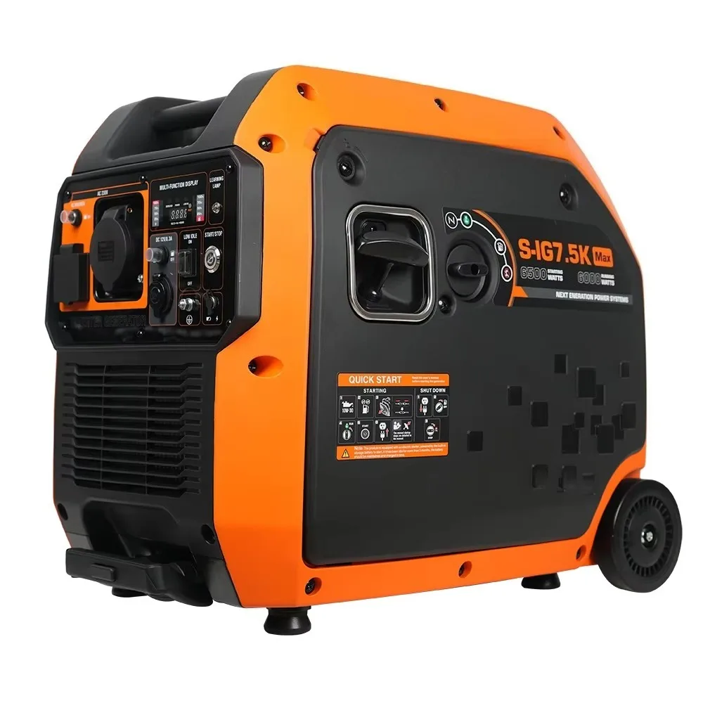 Inverter Generator 6.5KW 230V 50HZ Compact Size with High Power Output for Home Outdoor Use