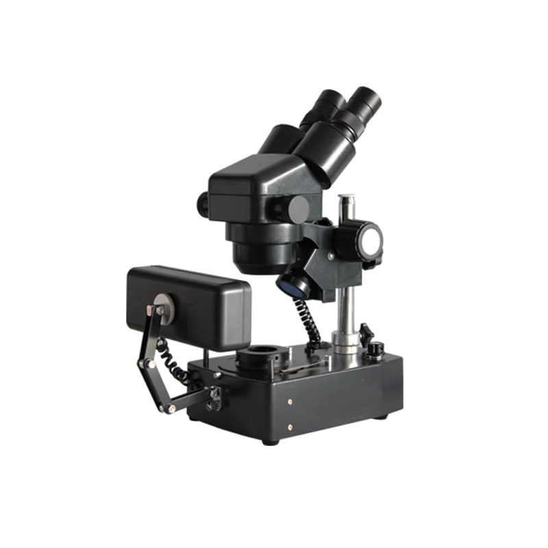 VGM400 10X~160X Gem Binocular Trinocular Jewelry Microscope Jewelry & Gemology Microscopes with 3 Lights Jewelry Identification