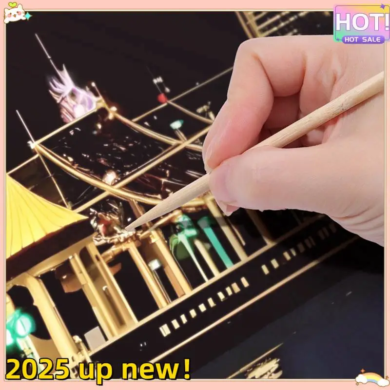 

Delicate Texture-Handmade Accessories Adults Scratching Drawing Decompression Tool Toy Scraping Painting Birthday Gift DIY Craft