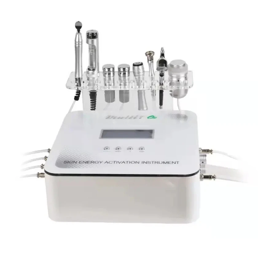 Multifunctional 7 in 1 Cold Hammer Rf  Skin Energy Activation Instrument Micro Current Facial Machine