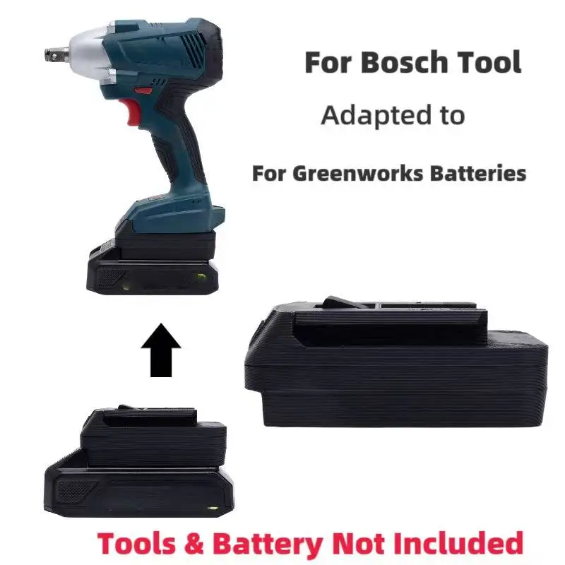 

Конвертер для аккумуляторов Greenworks 24v в инструменты Bosch 18V (без аккумулятора и инструментов)