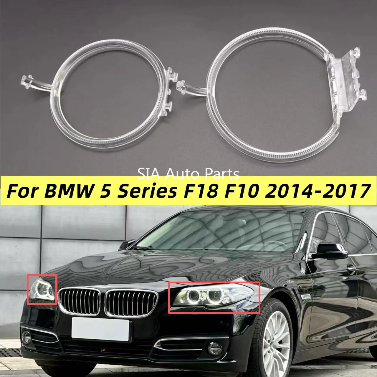 

NEW For BMW 5 Series F18 F10 2014-2017 DRL Light guide plate Light guide tube Headlight Daytime Running Light Guide Angel Eye