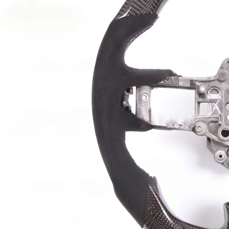 

For Ford Mustang | Suede & Carbon Fiber Racing Steering Wheel