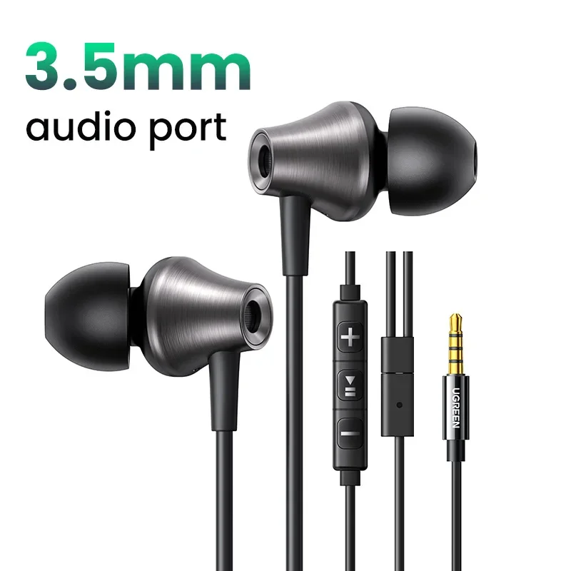 

3.5mm USB Type C Wired Earbuds with Microphone, Wired Earphones in Ear Headphones HiFi Stereo