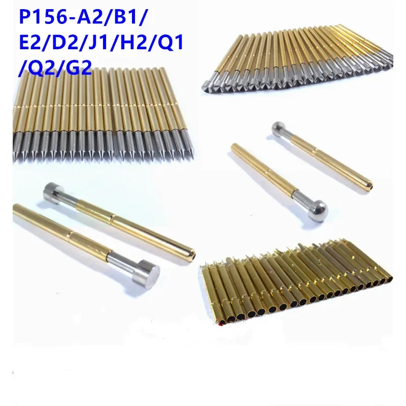 20PCS/bag Spring Test Pin P156-A2 B1 E2 H2 H3 J1 Q1 Q2 G2 Outer Diameter 2.36mm Length 34mm PCB Probe