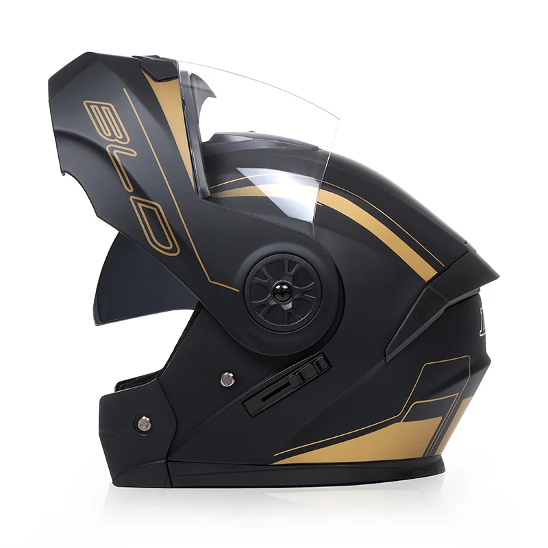 2022 Flip Up Dual Objektiv Motorrad Helm Motorrad Modulare Motocross Moto Crash Full Face Helme Unisex Winter Reiten Zubehör