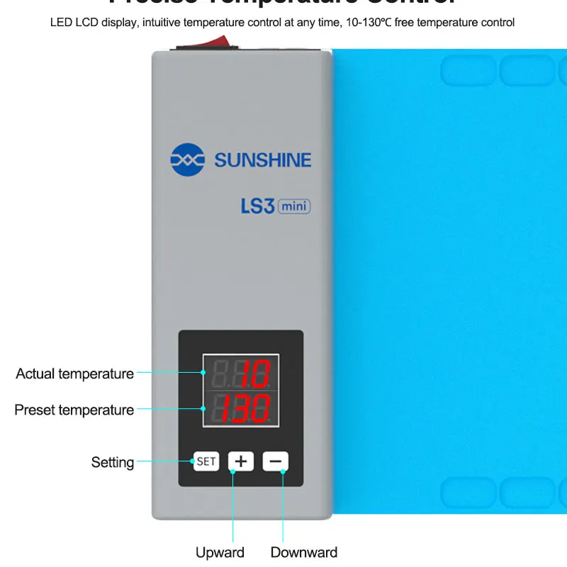 SUNSHINE LS3 Mini Portable LCD Screen Remover Intelligent Temperature Control,for Mobile Phones and Tablet below 10.5 inches