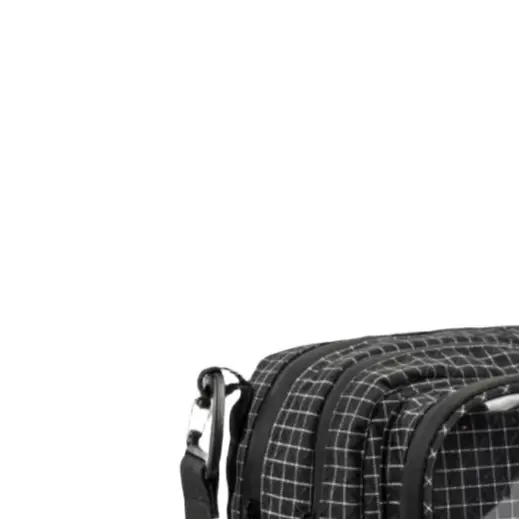 Black For Dyneema Camera Bag Double Compartment Waterproof Shoulder Chest Crossbody Case Transparent Window For Outdoor Parts