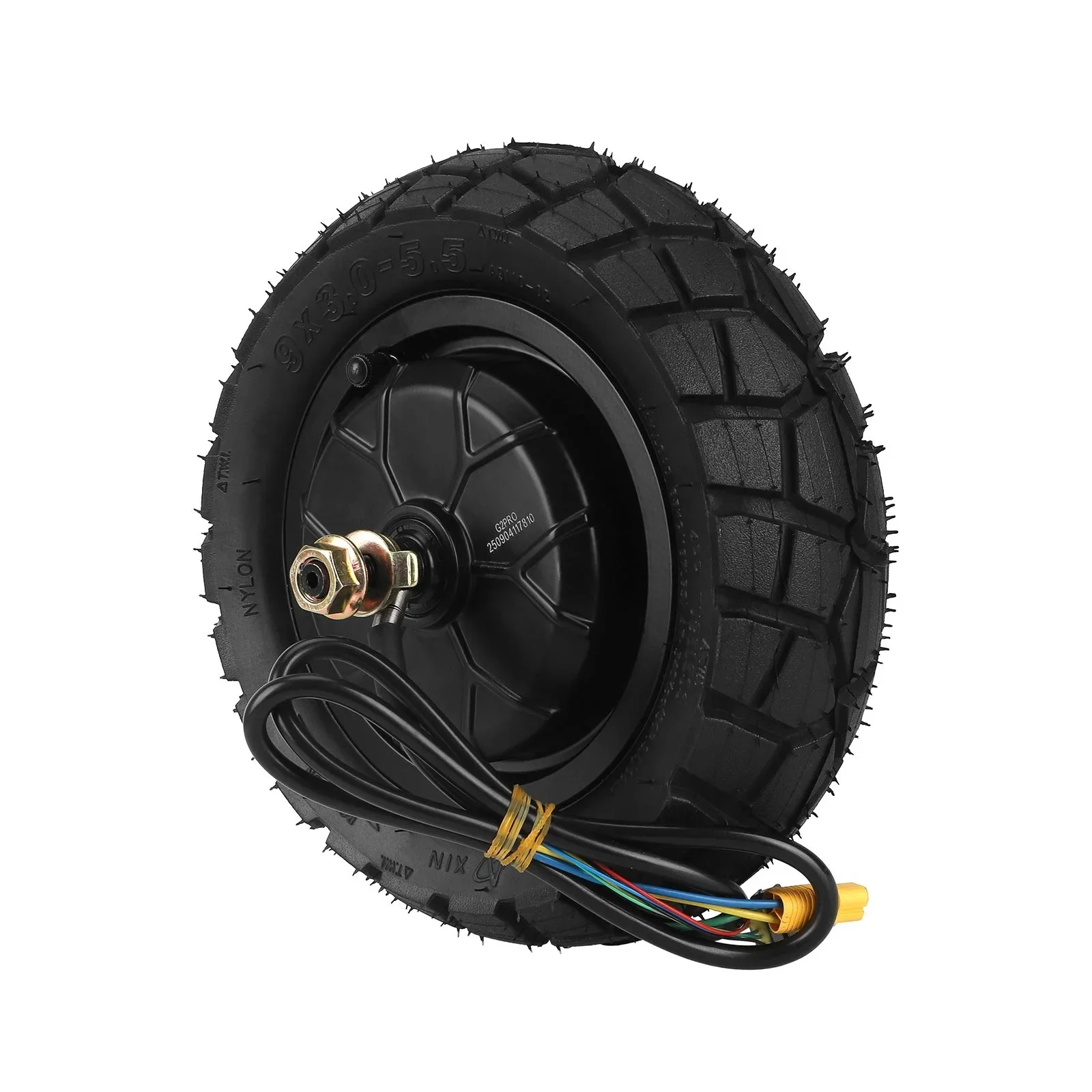 /48V /600W /Rear Wheel Motor With 9*3.0-5.5 Vacuum Tires For Kukirin G2 Pro Electric Scooter Replacement Part High Torque Drive