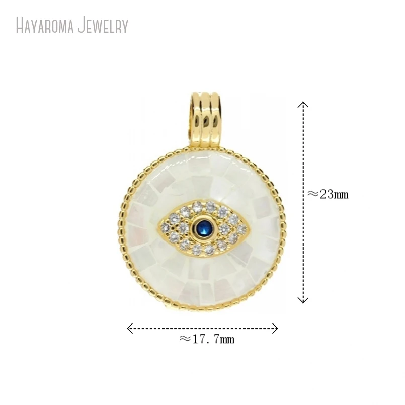 

5Pcs Copper Pendant Jewelry Enamel Wholesale Metal Cubic Zirconia Invisible Setting Gold Color Charms