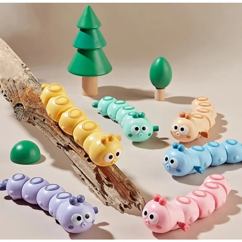 

Cartoon Chained Caterpillar Children's Toys Crawling Toy Parent Child Interactive Cute Animal Swing Wind Up Toy for Kids