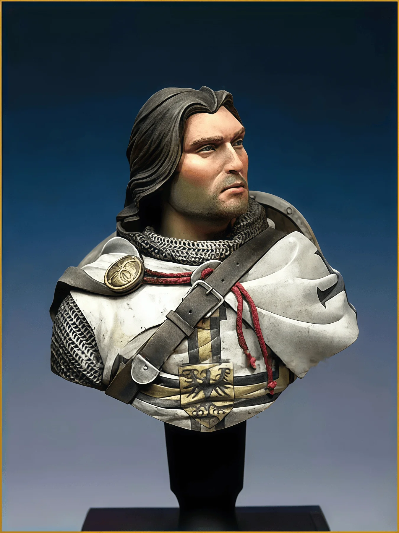 

1/10 Casting Resin Model Assembly Kit, GK, Teutonic Knight model, unpainted