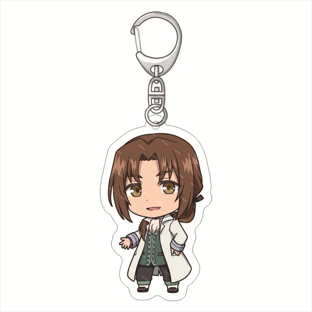 Anime The Saints Magic Power Is Omnipotent Keychain Women Takanashi Sei Albert Hawke Acrylic Keyring Man Bag Pendant Friend Gift