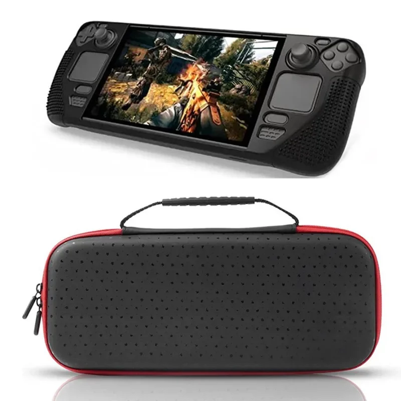 

For Steam Deck Gaming Console Storage Bag Steam Deck Waterproof and Drop proof EVA Storage Box Handheld Hard Bag Accessories