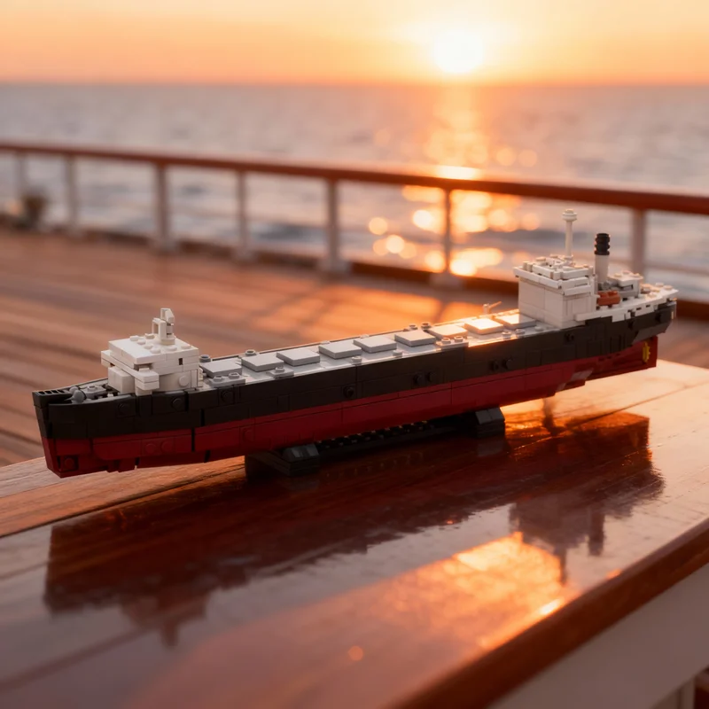 

Набор строительных блоков MOC SS Kopaa Bulk Carrier Boat (919 деталей) – Рождественский подарок, конструктор, развивающая игрушка, творческая идея