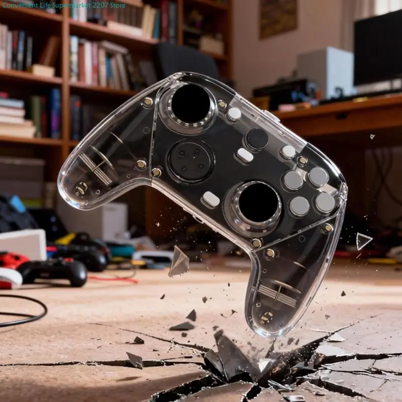 Cubierta de controlador transparente J0PA para GameSir G7 Pro, carcasa frontal de accesorios de gaming 5