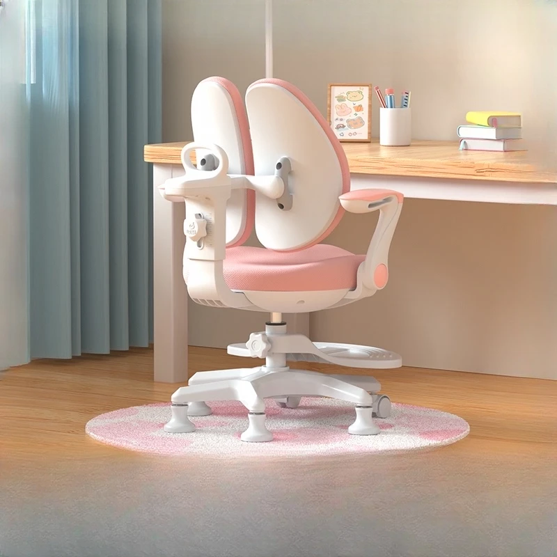 Child Chair Girl Baby Eating Study Design Chairs Children's Furniture Mother Kids Room Stool Growing Auxiliary School Taburete