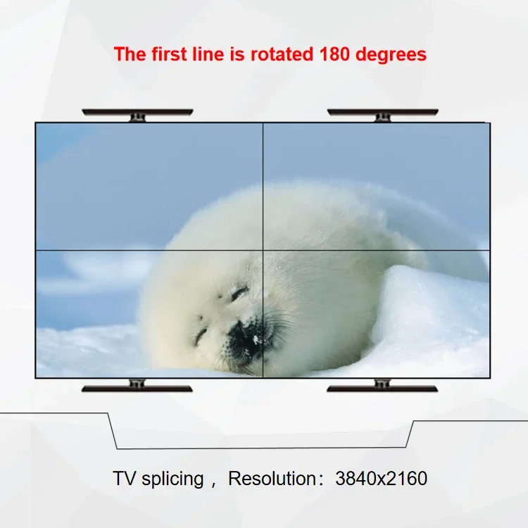 2025 Hot BIT VWC 409R 1x2 contrôleur mural tv 1X4 contrôleur de mur vidéo 1x4 1x2 2x2 processeur pour l'ingénierie